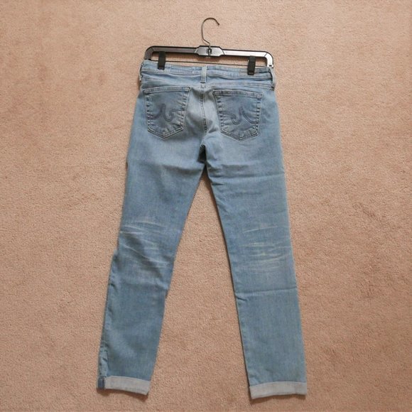 Ag Adriano Goldschmied Mid-rise Stilt Roll-up Jeans Size 26 - Picture 4 of 6